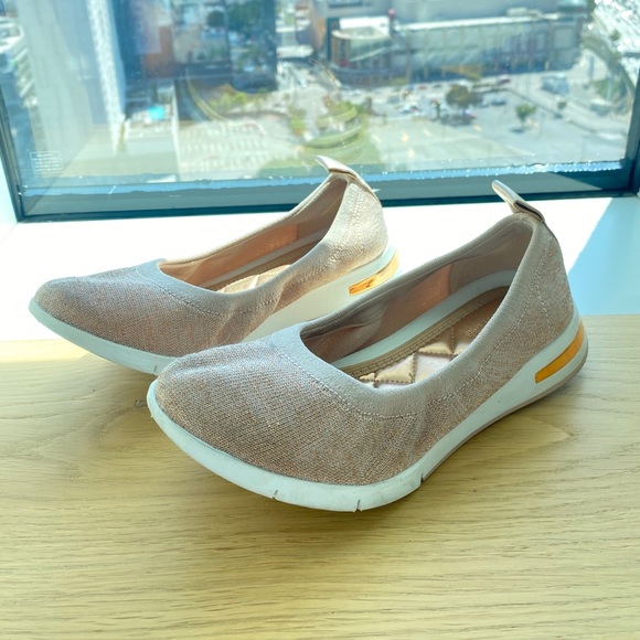 Michael Kors Shoes - Michael Kors rose gold ballet flats